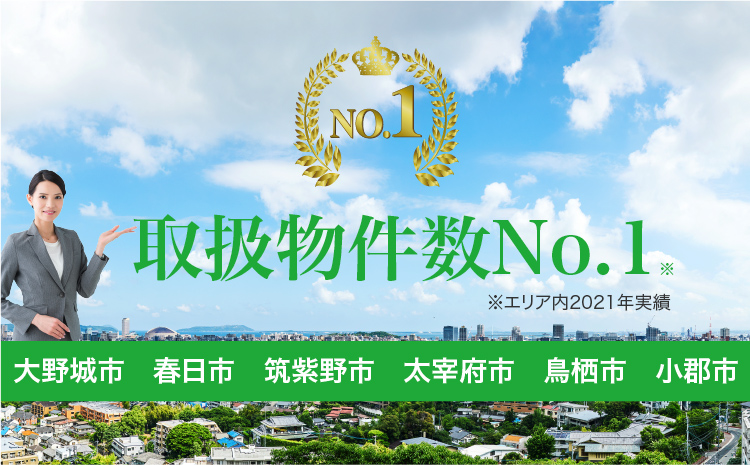 取り扱い物件数No1